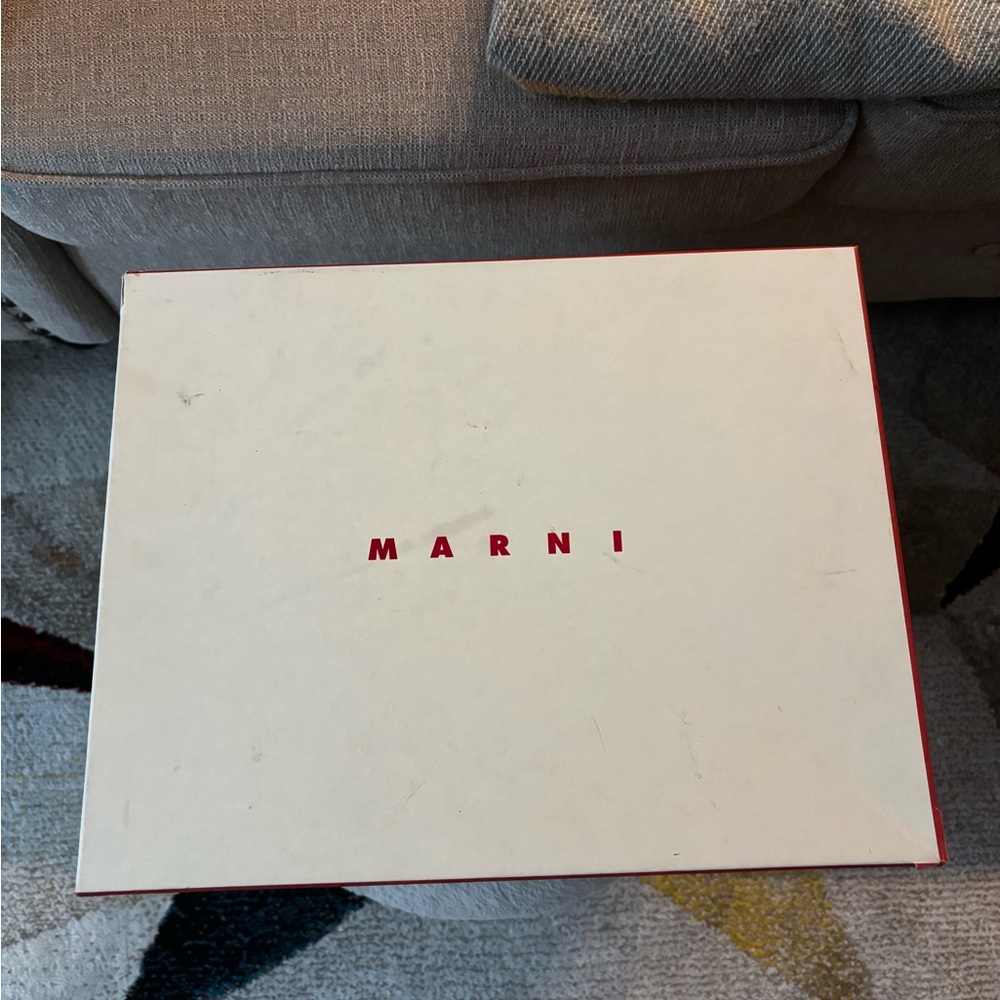 Marni Pablo fur sneakers Gently Worn!